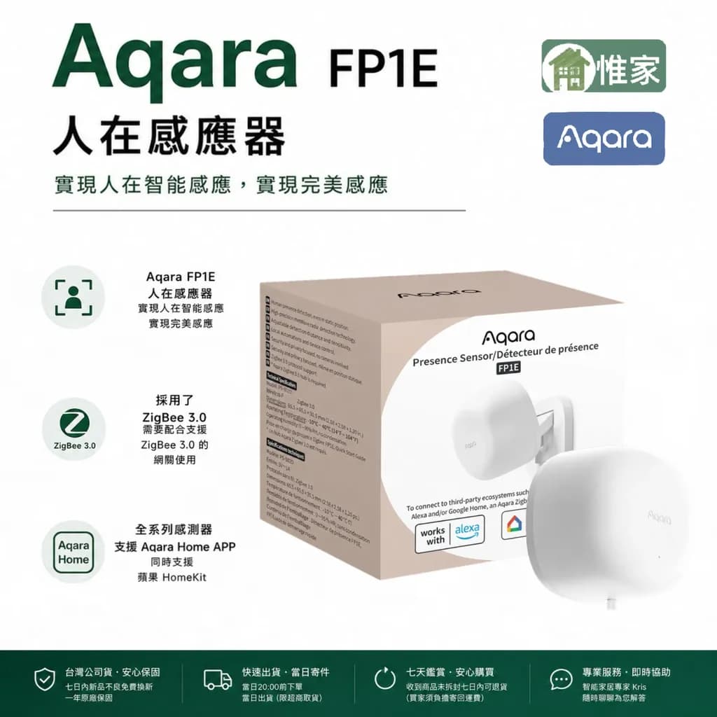 Aqara FP1E 人在感應器(國際版)