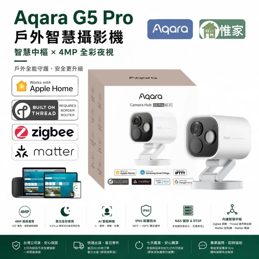 Aqara G5 Pro 智能攝影機