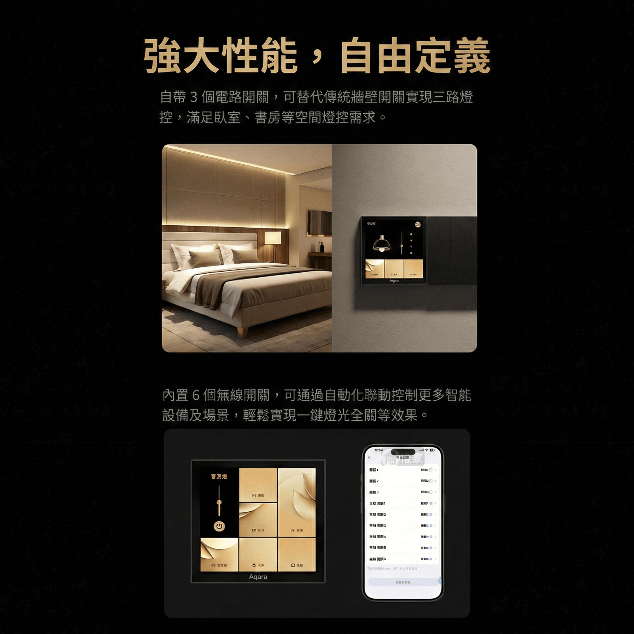 【綠米公司貨】Aqara S100場景面板開關:圖片 6