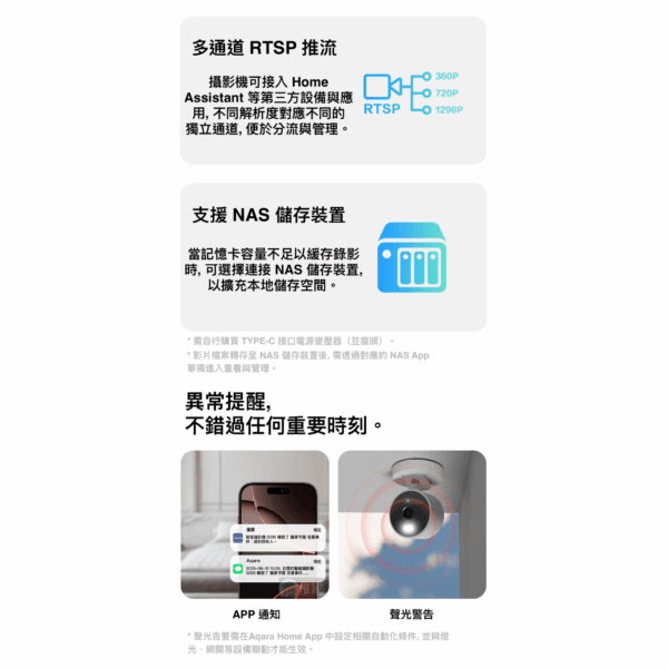Aqara 智能攝影機 G100 （白/黑）：圖片 9